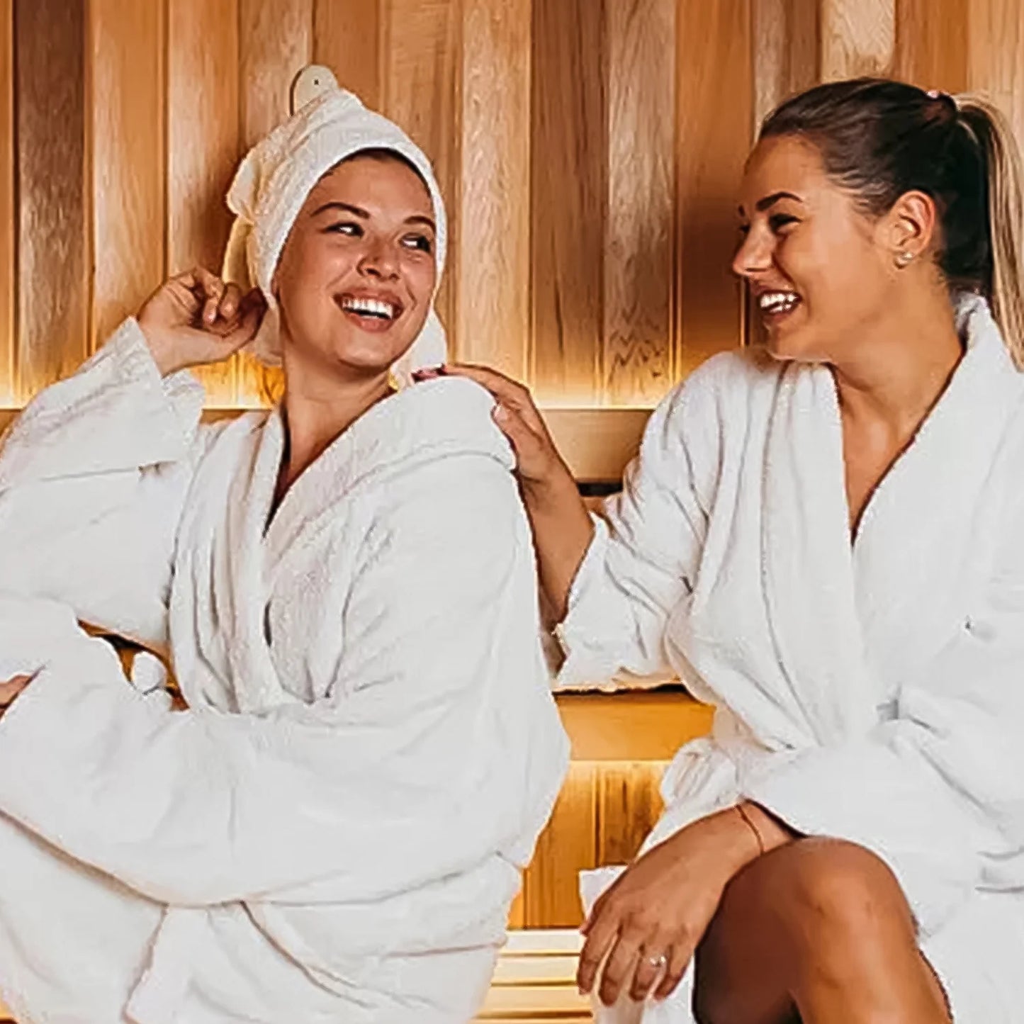 Vanity Art | 2 Person Extendable FAR Infrared Sauna for Home, Hemlock Wood Low EMF 6 Carbon Heaters Indoor Saunas with LED Lights, Bluetooth Speaker, Digital Control Panel, and Seating Bench